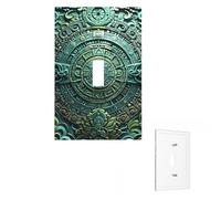 Placa de pared con calendario maya del fin del mundo, placa de pared decorativa, cubierta de toma de corriente, 1 placa de interruptor de interruptor, placa de interruptor de luz, cubierta de enchufe