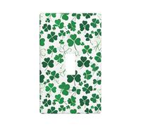 Placa de pared con diseño gráfico del día de San Patricio con texto en inglés «Happy St Patrick's Day»