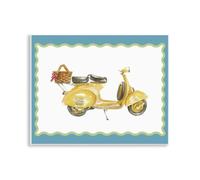 Placa de pared con diseño retro de Vespa de 11 x 14 pulgadas, color | Stupell Industries · Por Lanie Loreth · Listo para colgar · Ideal para sala de estar o salón · Fabricado en Estados Unidos