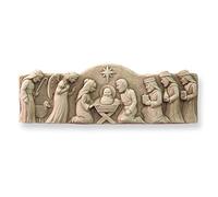 Placa de pared con texto "Away in the Manger"