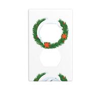 Placa de pared de 4.5 x 2.75 pulgadas, diseño de delfín blanco MSRHIUEF en una corona, material de policarbonato duradero, resistente al calor y a la decoloración, fácil de limpiar, tamaño estándar