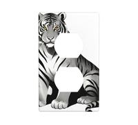Placa de pared de 4.5 x 2.75 pulgadas, diseño de WHJSHOP King of the Forest, material de policarbonato duradero, resistente al calor y a la decoloración, fácil de limpiar, tamaño estándar
