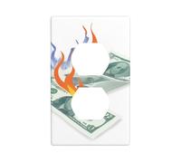 Placa de pared de 4.5 x 2.75 pulgadas, patrón de deseo ardiente, material de policarbonato duradero, resistente al calor y a la decoloración, fácil de limpiar, tamaño estándar