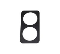 Placa de pared de aluminio de alta calidad, diseñada en Alemania/Francia, con acabado negro sofisticado y 2 llaves. Ideal para darle un toque moderno y elegante a tu espacio.