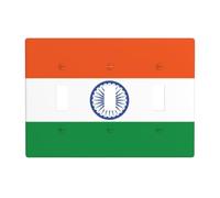 Placa de pared de policarbonato irrompible con 3 bandas, diseño de bandera de la India, resistente al calor, decoración para el hogar