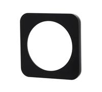 Placa de pared de vidrio negra de 1 llave, ideal para reformas y decoración, compatible con sistemas eléctricos estándar.