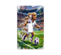 Placa de pared decorativa para interruptor de luz con diseño de perro Cocker Spaniel de fútbol, 1 banda, interruptor único, día del partido, cachorro regateo, placa frontal eléctrica con impresión