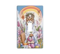Placa de pared decorativa para interruptor de luz, diseño de gato de Bengala, 1 banda, palanca única, huevos cruzados de la Biblia, placa de interruptor eléctrico, placa frontal eléctrica de campo