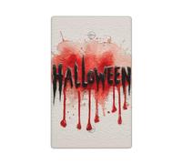 Placa de pared en blanco con diseño de sangre de Halloween para interruptor de luz, 1 banda, para cocina, cuarto de baño, tamaño 11,4 x 7 cm