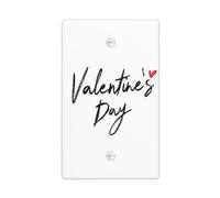 Placa de pared en blanco con palabras en inglés para el día de San Valentín, 1 banda, para cocina, baño, tamaño 11,4 x 7 cm