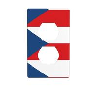 Placa de pared impresa con la bandera de la República Checa, material de policarbonato, resistente a los impactos, estándar del Reino Unido, resistente al calor, residencial comercial