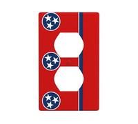 Placa de pared impresa con la bandera del estado de Tennessee, material de policarbonato, resistente a los impactos, estándar del Reino Unido, resistente al calor, residencial