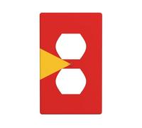 Placa de pared impresa de la República Democrática de Timor-Leste, material de policarbonato, resistente a los impactos, estándar del Reino Unido, resistente al calor, residencial comercial