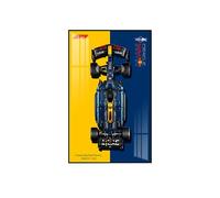 Placa de pared para LEGO Technic 42206 Red Bull RB20 F1, compatible con la pantalla del coche Le/Go, ideas de regalos para los amantes de los coches LEGO, solo placa de pared (tamaño