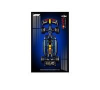 Placa de pared para LEGO Technic 42206 Red Bull RB20 F1, compatible con pantalla de coche Le/Go, ideas de regalo para entusiastas del montaje en pared de vehículos Lego, solo placa de pared (tamaño