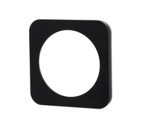 Placa de pared - placa de plástico, 1 llave, color negra, diseño europeo, ideal para instalación eléctrica en interiores.*