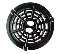 Placa de parrilla de acero inoxidable para freidora de aire para modelos redondos de 2 cuartos compatible con Dash Bella Gowise para sartén Elite Gourmet de 6.3 pulgadas