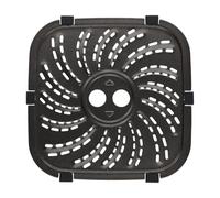 Placa de parrilla para freidora de aire para PowerXL para Vortex Pro, acero al carbono fiable para una cocción saludable y fácil mantenimiento (22 x 22 cm)
