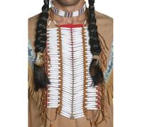 Placa De Pecho India Auténtica Western Smiffys Accesorio De Disfraz