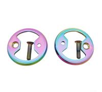 Placa de pedal de bicicleta compatible con Wahoo y SpeedPlay, accesorio de aleación para mejorar la experiencia de conducción (color)