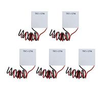 Placa de peltier más fría del enfriador termoeléctrico 12V TEC1-12706 Módulo de enfriamiento de disipador de calor de semiconductor 40x40 mm 5pcs Módulo 12V