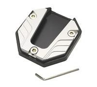 Placa de pie de aleación de aluminio para scooter, soporte lateral para bicicleta, soporte lateral para bicicleta, placa de popa para moto, scooter, motocicleta, bicicleta