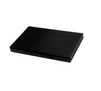 Placa de plástico ABS de 100 mm x 100 mm: duradera y rígida for mecanizado CNC, proyectos de bricolaje y creación de prototipos, 1 unidad.(Black,100x100x4mm)