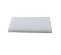Placa de plástico, placa de almohadilla deslizante, placas de nailon blanco, lámina de goma dura, Material de ingeniería de lámina extruida PA6, 1 ud.(3x150x200mm)