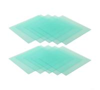 Placa de policarbonato para casco de soldadura, placa protectora transparente para lentes, paquete de 10, material de policarbonato ignífugo a prueba de caídas para MIG para equipo de seguridad de
