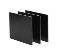 Placa de polioximetileno hoja tablero POM, 1 pieza plástico 200x300 mm 3-30 espesor, negro for piezas ingeniería, automoción(3mm Thickness)