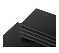 Placa de polioximetileno hoja tablero POM, plástico 3-30 mm espesor - Negro for piezas CNC, automotrices e industriales 1 pieza 100x200(10mm Thickness)