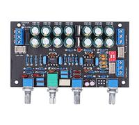 Placa de Preamplificador Tone Board A1 con Interruptor de Amplificación, Componentes, Fuente AC 12V - 18V - Potenciómetro Sellado, Amplificación Dual, Ideal para Audio Personaliz