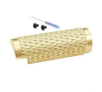 Placa de prensa de barra de aleación de aluminio para Shimano-23 CQ BFS-24 CQ 31 30 21 CQ101 100 Carrete de cebo superficies antideslizantes con llave y tornillos (dorado)