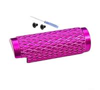 Placa de prensa de barra de aluminio CNC para Shimano-23 CQ BFS-24 CQ 31 30 21 CQ101 100 pieza de reparación de carrete de cebo diseño antideslizante incluye kit de herramientas (morado)