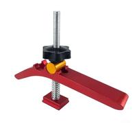 Placa de presión de sujeción de aleación de aluminio con ranura en T para sierras de mesa de carpintería, herramienta de fijación multifuncional compatible con plataforma de ranura en T (tipo