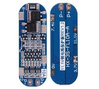 Placa de protección 3S 11.1V 12V 12.6V PCB 18650 Placa de protección de batería de Litio Ion con recuperación automática Corriente transitoria máxima # 1 (9-10A) / # 2 (10-13A)(2#:10-13A)