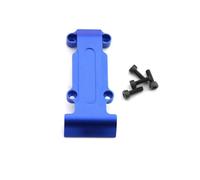 Placa de protección de chasis trasero de aleación de aluminio para TRAXXAS 1/16 Revo Slash Summit RC Car (azul)