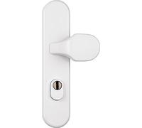 Placa de protección de puerta ABUS: placa de manija de acero inoxidable
