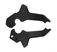 Placa de protección del marco de la motocicleta diseñada para Honda para CRF300L con construcción ABS que ofrece escudo de protección de marco confiable (negro)