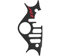 Placa De Protección Tanque Aceite Fibra Carbono para Motocicleta, Pegatinas Dirección, Pegatina Cubierta para Yamaha YZF-R1/R1M 2015-2016