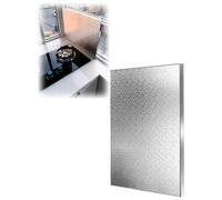 Placa de protección térmica de Aluminio: Resistente al Calor y al Aceite, Apta for Estufas y encimeras de Gas y eléctricas. Apta for Horno.(Adhesive Type,90x60cm/35.4x23.6in)