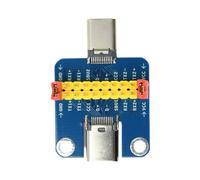 Placa de Prueba USB 3.1 Reversible Tipo C Macho y Hembra, Cabezal de Prueba de Detección de Cable de Datos USB, Adaptador de Cabezal de Pines de 2,54
