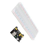 Placa de Pruebas de 830 Puntos de Conexión Suministro Negro 65 Cable de Pan Suministro Hembra Kit USB Proyectos de Circuito Cable de Enchufe Conector de 5 V Tableros de Creación