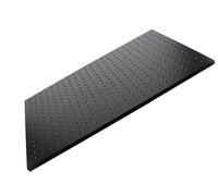 Placa de pruebas óptica plana de 200 mm: placa experimental de aluminio anodizado duradero con orificios de montaje roscados M6