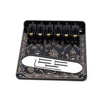 Placa de puente de control de volumen de silla de montar de 6 cuerdas para guitarra eléctrica Fender Tele