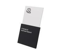 Placa de puerta acrílica for oficina empresa, placas signos artísticos, número casa, dirección, placa con nombre, baño, cocina y habitación, 1 ud(31,30x15.5CM)