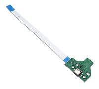 Placa de Puerto de Carga USB + Cable de 12 Pines JDS-011 para Controlador Sony PS4 Dualshock 4