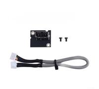 Placa de puerto USB para X2D y para P2S para impresoras 3D, coincide con las dimensiones originales, garantiza una alineación precisa del agujero, incluye accesorios de montaje y cable