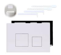 Placa De Pulsador Para Geberit Sigma, Compatibile Con Geberit Sigma 01, 20, 30, 50UP300, UP320, Pulsador Para Cisterna De Inodoro Empotrada, Incluye Kit De Palanca De Descarga Y Marco De Instalación