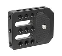 Placa De Queso Multifuncional para Monitores Oferta De Jaula 1/4-20 Agujeros De Montaje Roscados Dos Ranuras Ranuradas Fáciles De Instalar